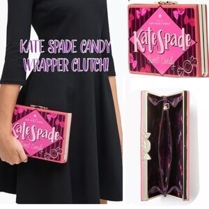 Kate Spade Candy Wrapper Clutch Novelty Bag NWT